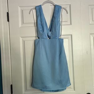NBD blue mini dress from Revolve